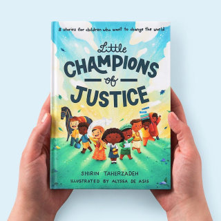Book covers little champions of justice
