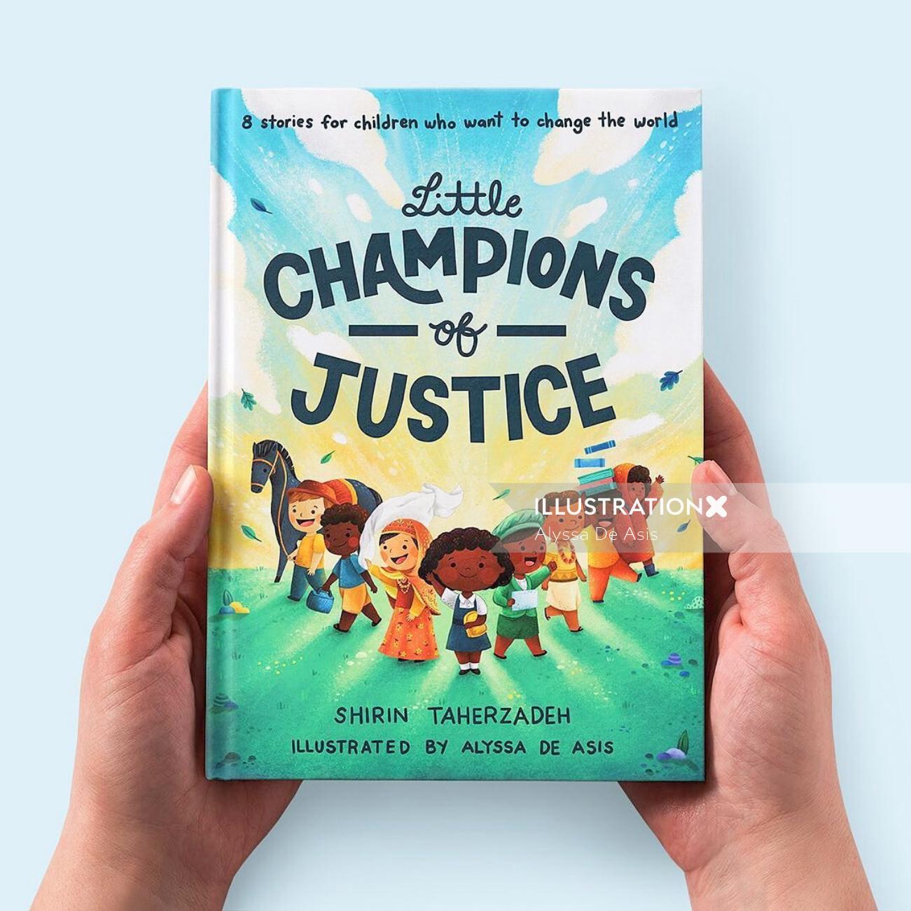 Book covers little champions of justice
