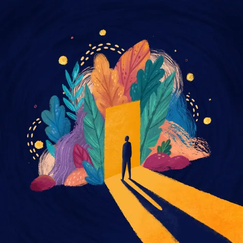 Abstrakte Naturillustration