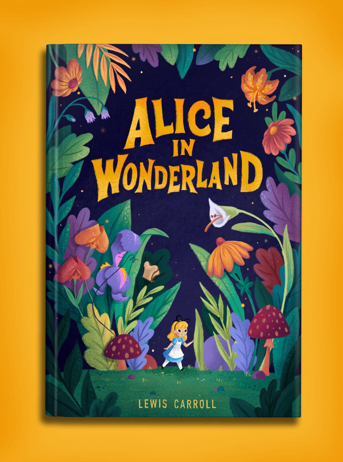 书的封面爱丽丝梦游仙境