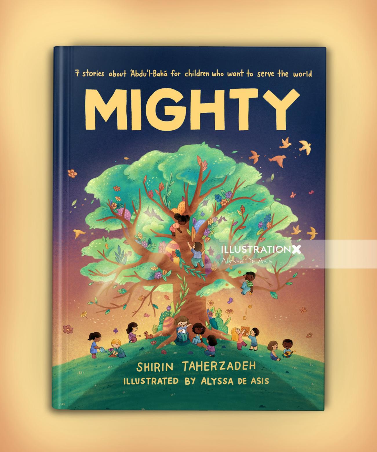 「Mighty」ブックカバーデザイン