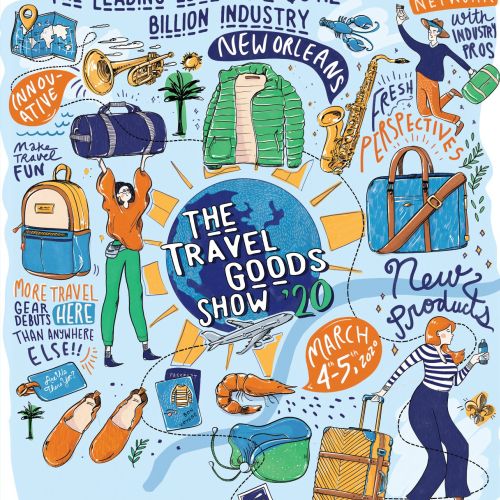 Graphic The travel goods