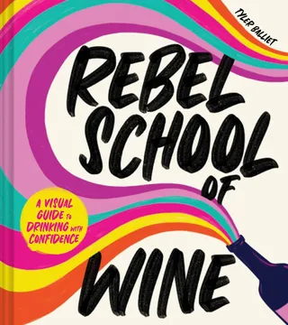 Cover design for the book "Rebel School of Wine"