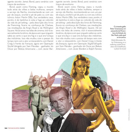Editorial art for James Bond franchise