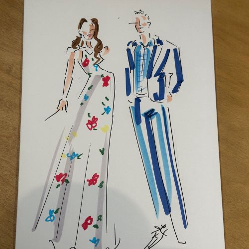 Live drawing session at Capital One event