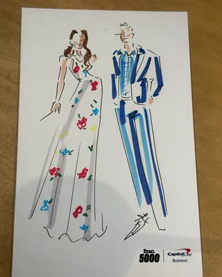Live drawing session at Capital One event