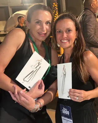 On-the-spot fashion drawings at event exhibition