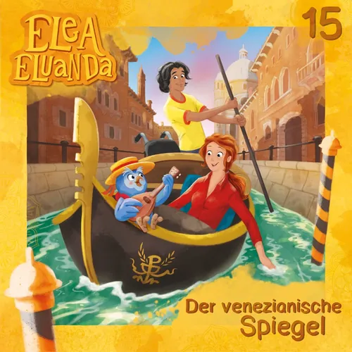 Zwei Personen auf einer Gondelfahrt durch die venezianischen Kanäle