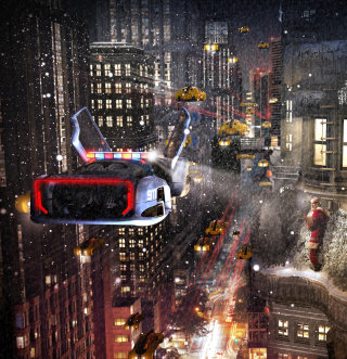 Carro voador 3D/CGI