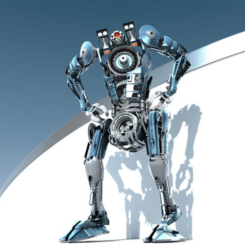 3D / CGI standing robot