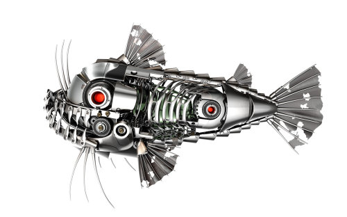 3D / CGI mechanical fish