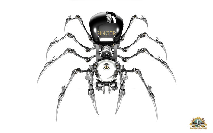 3D / CGI mechanical spider