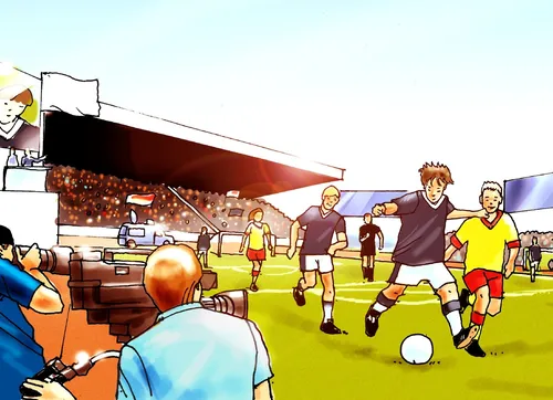 Children football event
