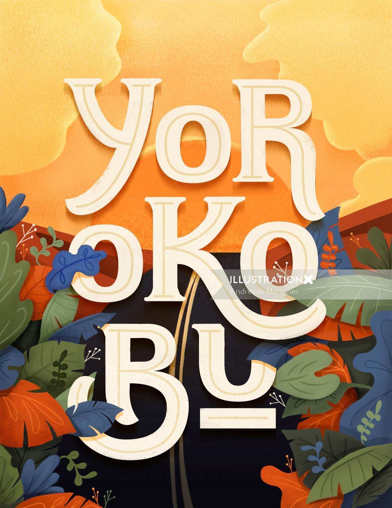 Yorokobu Magazine Cover illustration