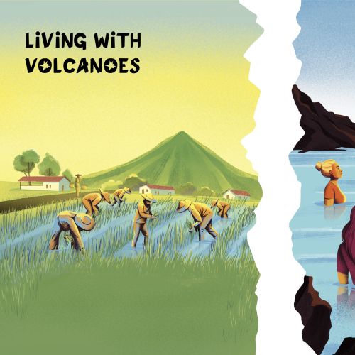 People living near volcanic landscapes and coastal volcanic areas
