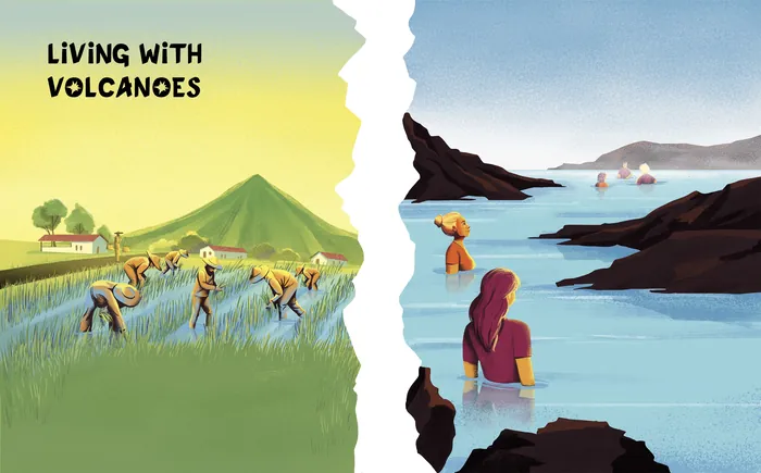 People living near volcanic landscapes and coastal volcanic areas