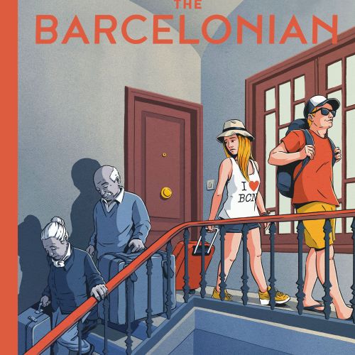 Cover for the THE BARCELONIAN Magazine