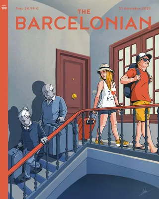 Cover for the THE BARCELONIAN Magazine