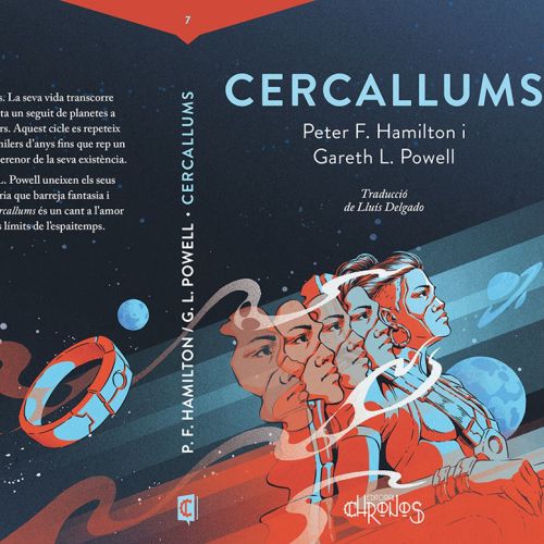 A sci-fi novel cover of "Cercallums"