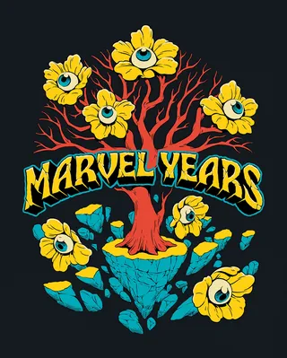 Marvel Years T-shirt design by Andreu Zaragoza