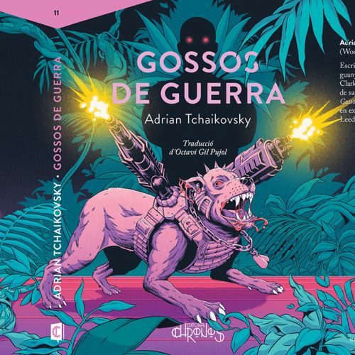 Paperback for 'Gossos de guerra' by Adrian Tchaikovsky