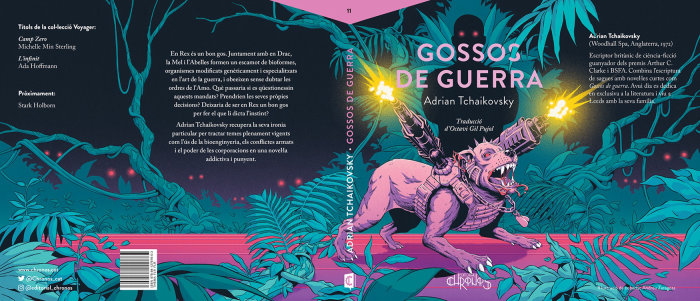 Paperback for 'Gossos de guerra' by Adrian Tchaikovsky