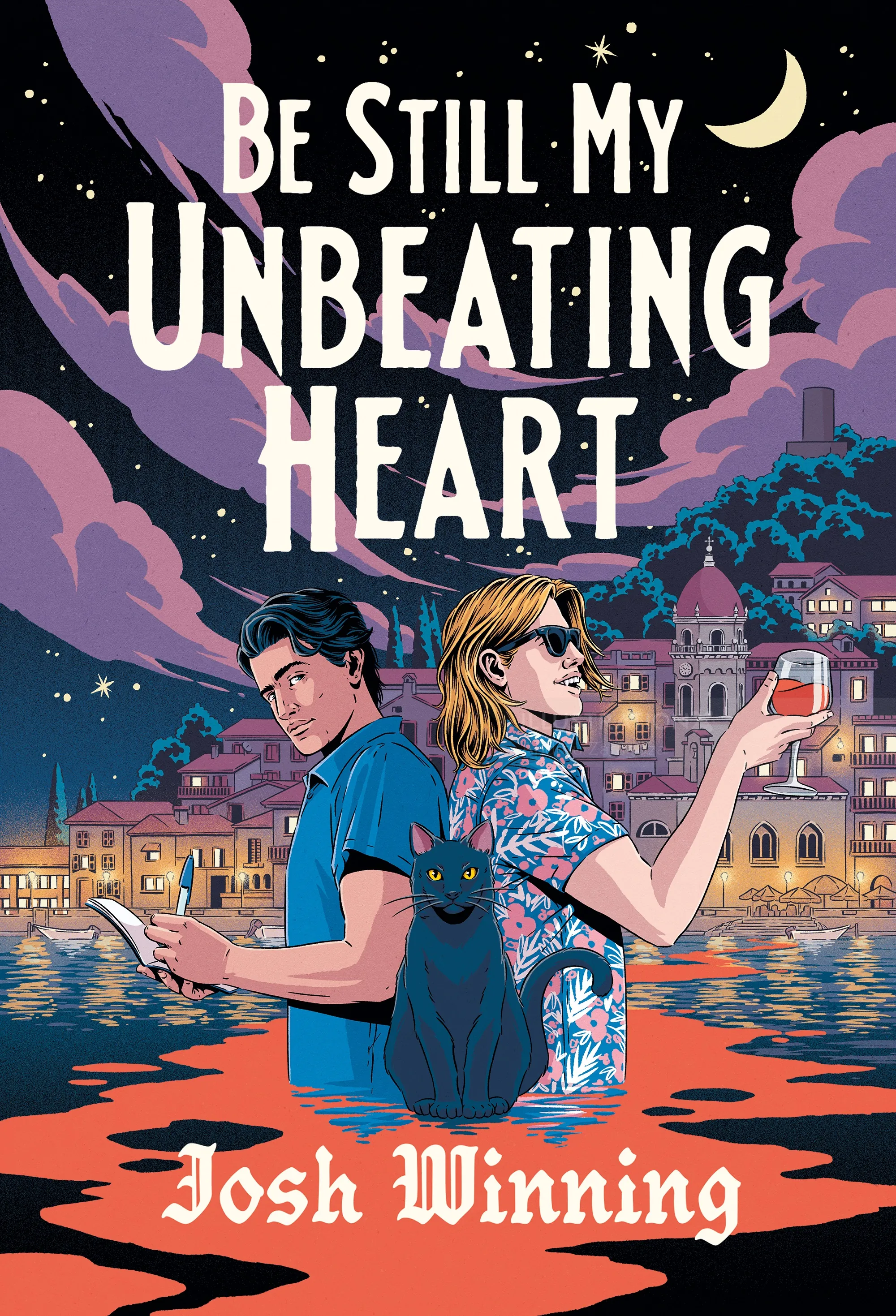 Book cover of Be Still My Unbeating Heart by Josh Winning, art by Andreu Zaragoza