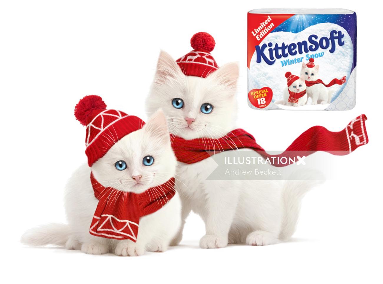 Ilustración para el producto KittenSoft