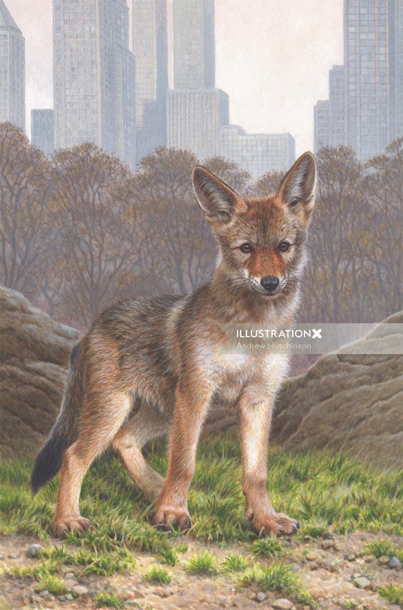 Cover art for "A Pup Called Trouble" features a Young Eastern Coyote