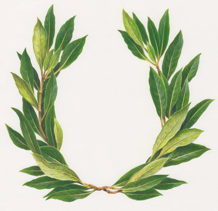 Realism in laurel wreath art