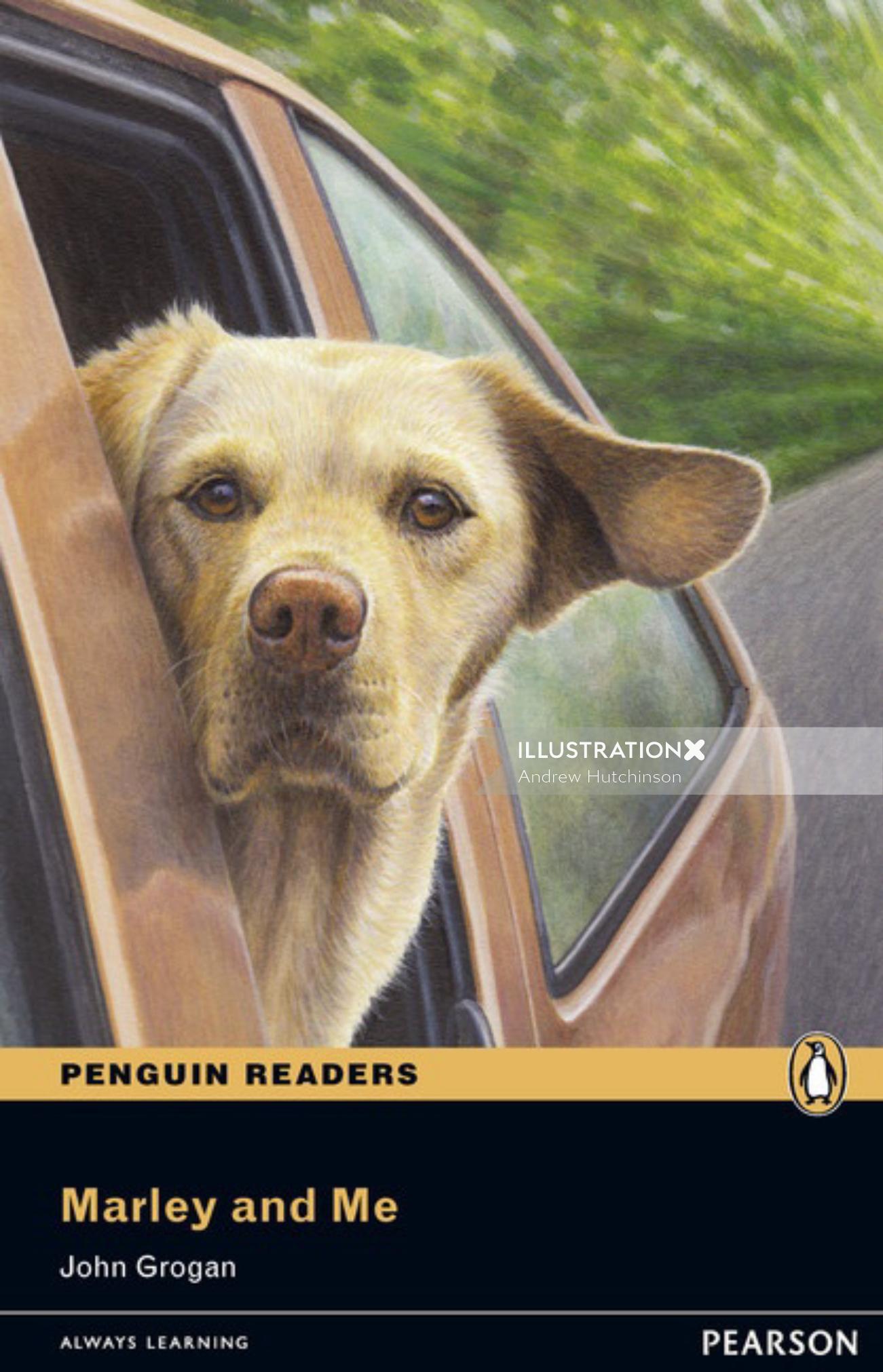 Illustration of dog from car window © Andrew Hutchinson