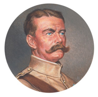 This is a portrait of Herbert Kitchener, drawn by UK based artist