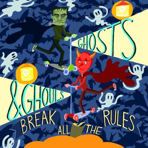 Conceptual art of Ghosts and Ghouls
