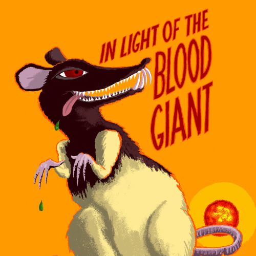 In Light of the Blood Giant lettering on Cover page