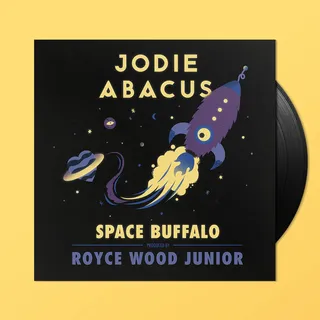 Retro Graphic space buffalo
