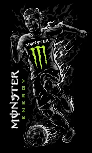 Street Art & Mural Monster Energy
