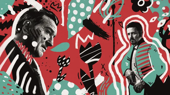 Colorful abstract portraits with bold patterns by Andy Gellenberg