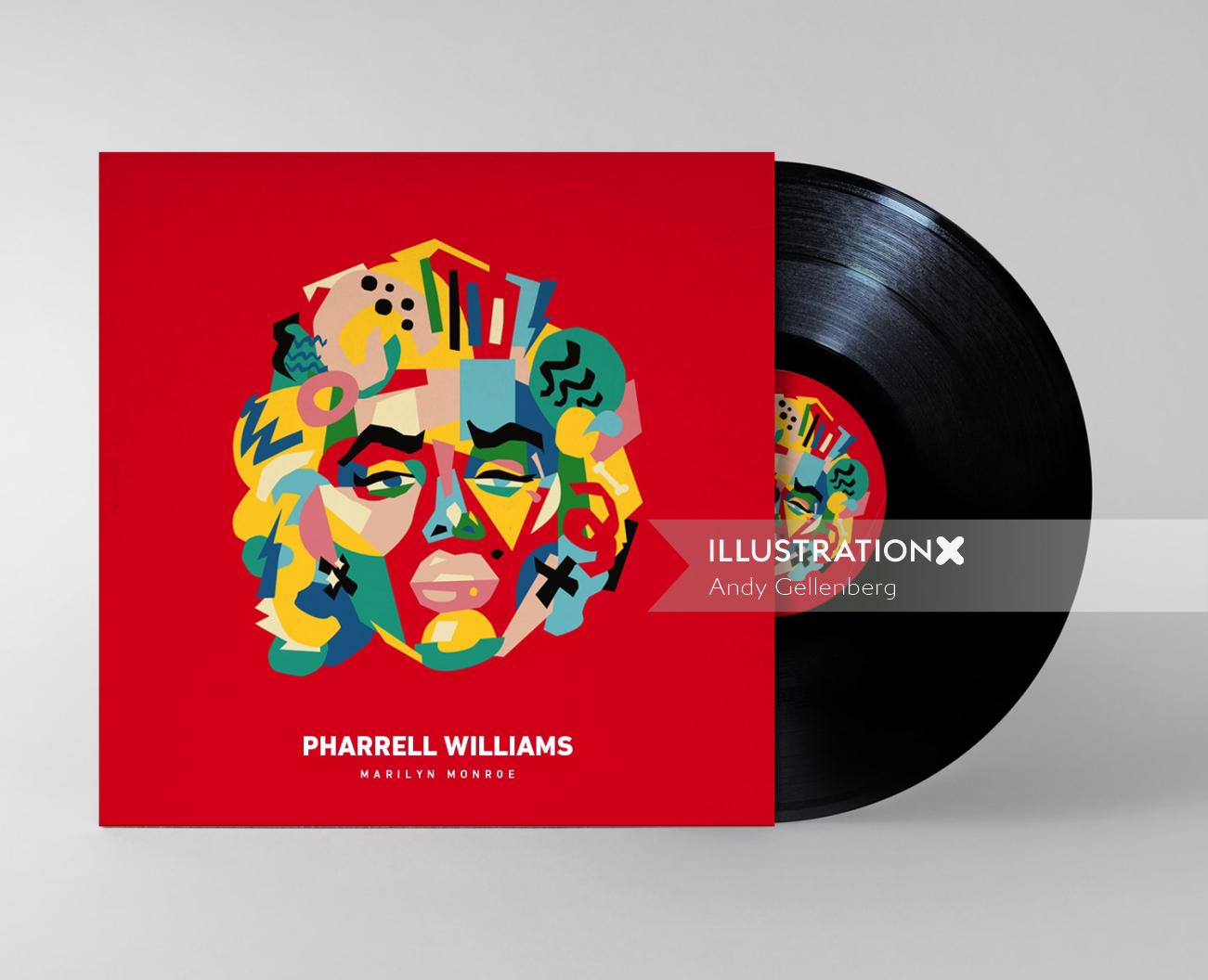Graphic Pharrel Williams record
