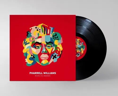 Graphic Pharrel Williams record
