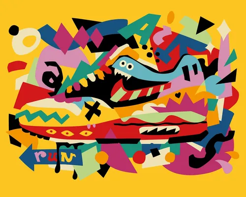 Graphic illustration alphabets
