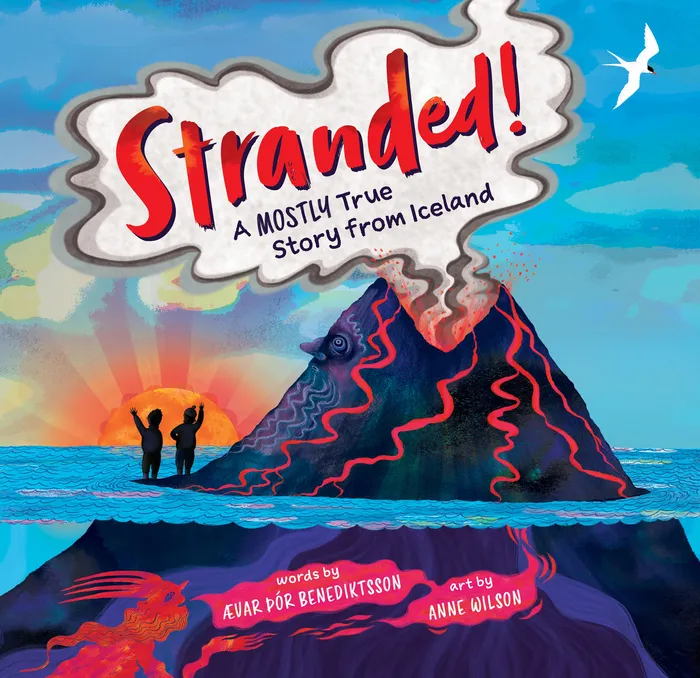 Une couverture accrocheuse pour Stranded! – Une histoire de volcan