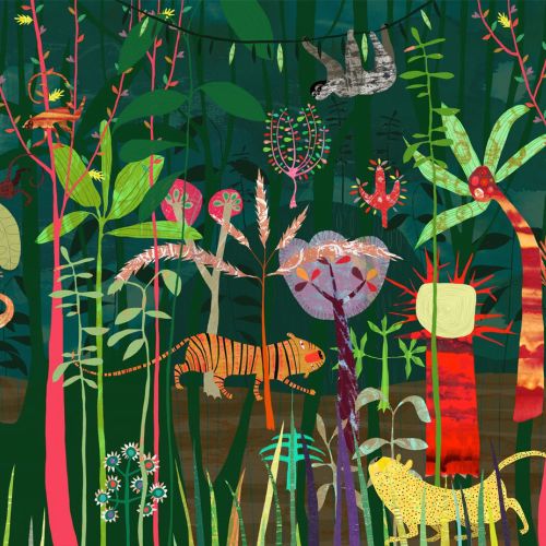 Jungle illustration by Anne Wilson
