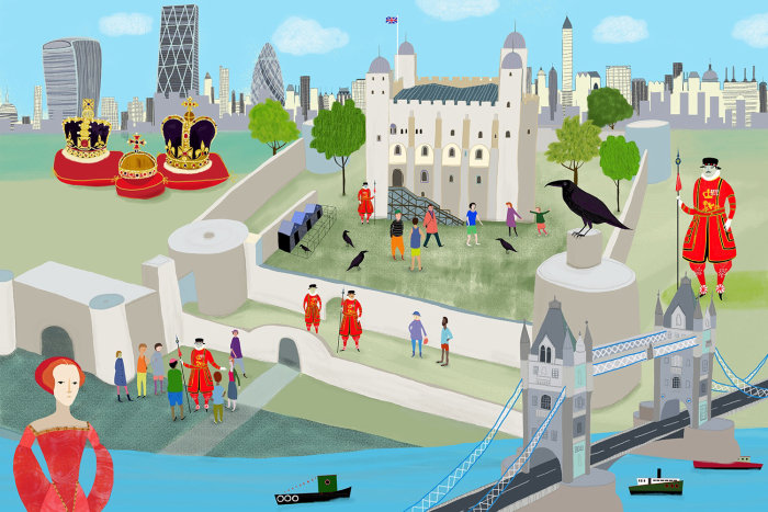 An illustration of tower of London