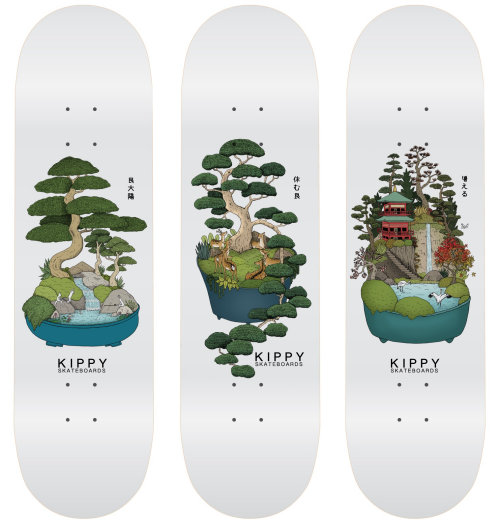 Kippy skateboards graphic design