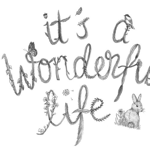 Typography of It's a wonderful life