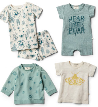 Diseño de patrones de ropa para bebés y niños pequeños.