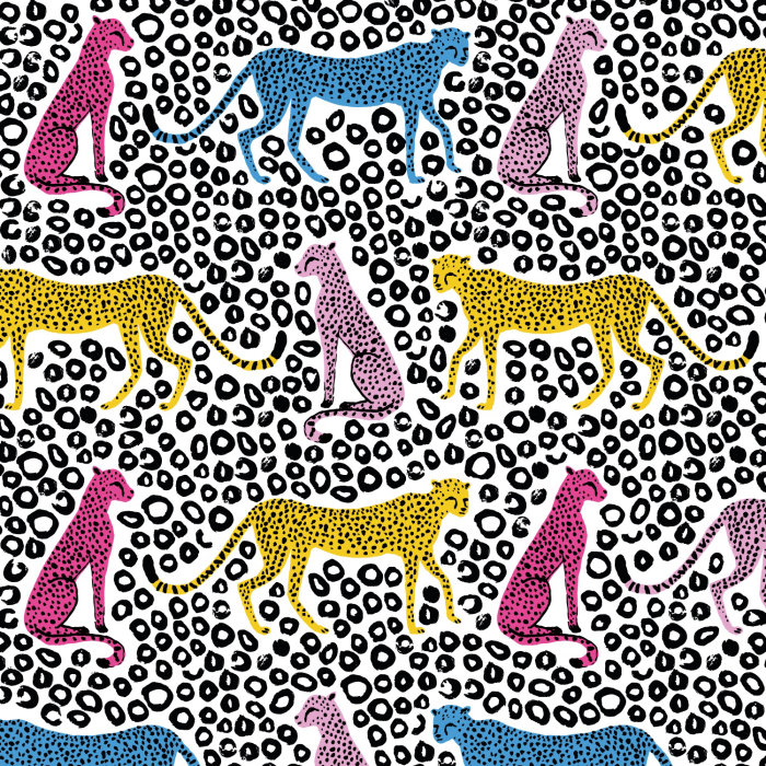 猎豹动物图案设计