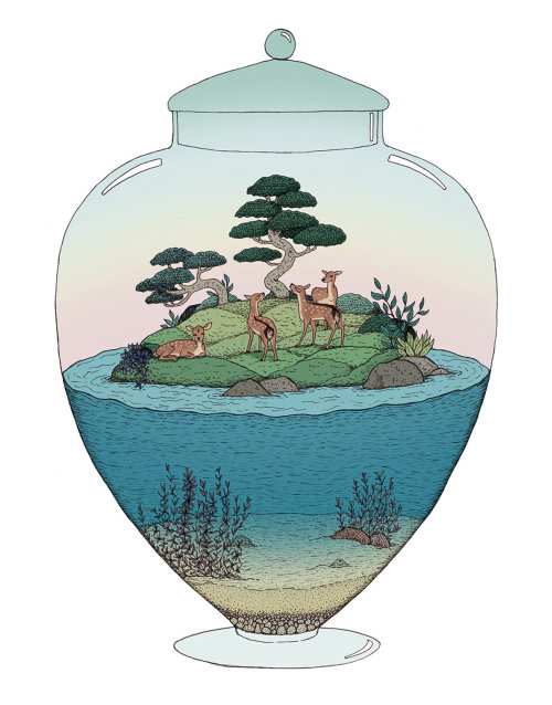 Graphical design of Bambi Island