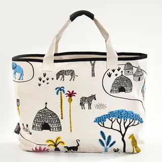 Africa tote bag illustration