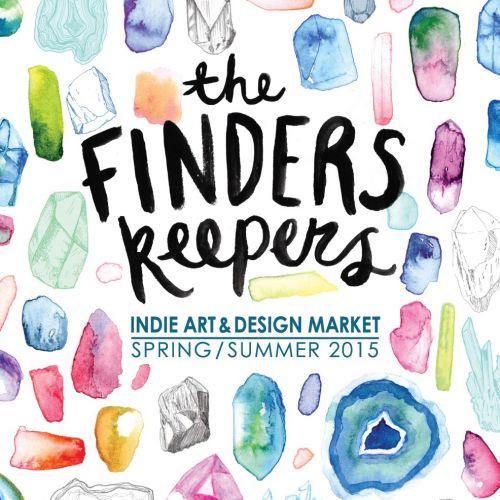 Finders Keepers market Advertising poster design